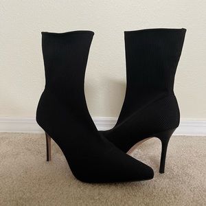 Veronica Beard Lisa Knit Stiletto Booties Size 7.5